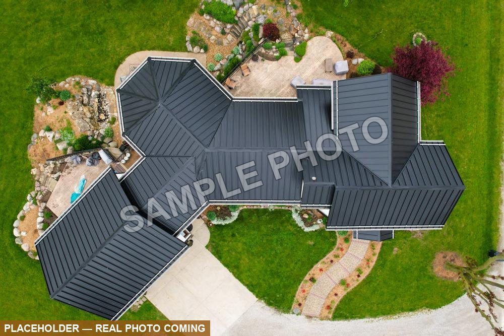 Roof after — standing seam metal